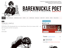 Tablet Screenshot of bareknucklepoet.com